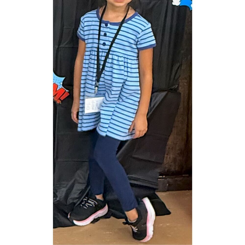 Hanna Andersson Blue Striped It's A Playdress, It's A Daydress Size 4T - Picture 3 of 11